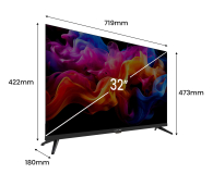 Telewizor Kiano Elegance 32" Smart TV VIDAA Netflix. HBO, Prime - 1373222 - zdjęcie 7
